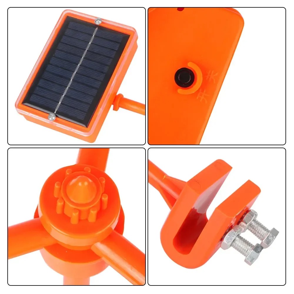 Solar Bird Scarer - Solar Wind Powered 360° Bird Repeller
