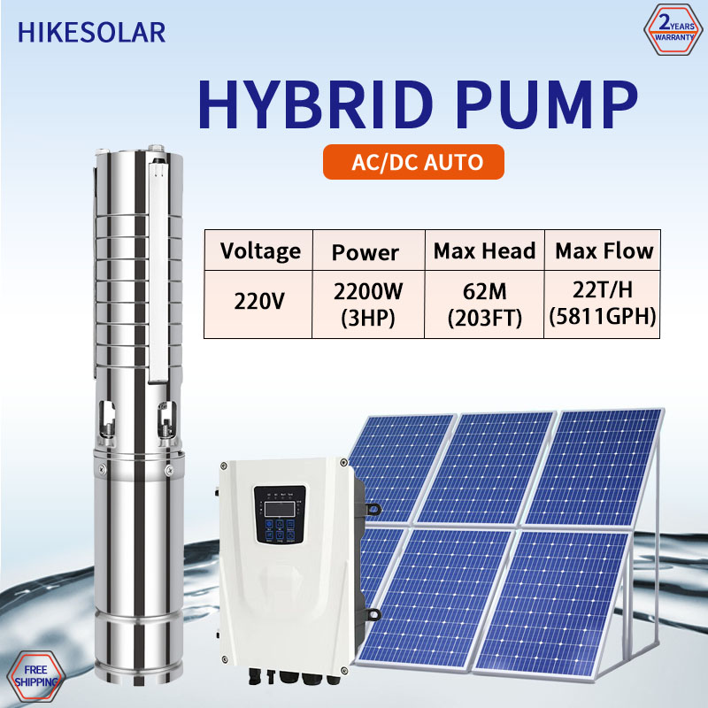 Hybrid DC AC Solar Powered Hig - Farming Pump For Agriculture review and price