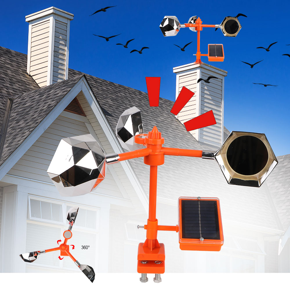 Solar Reflective Bird Repeller - Solar Bird Scarer review and price