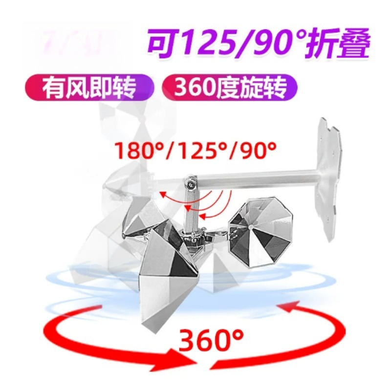 Aluminum Alloy Wind‑Driven Bir - Solar Bird Scarer review and price